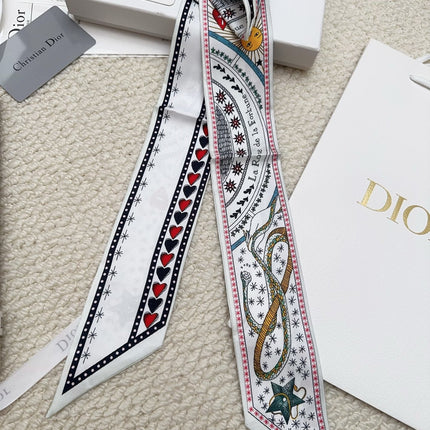 DIOR 26S SCARF 86CM IN SILK 311739