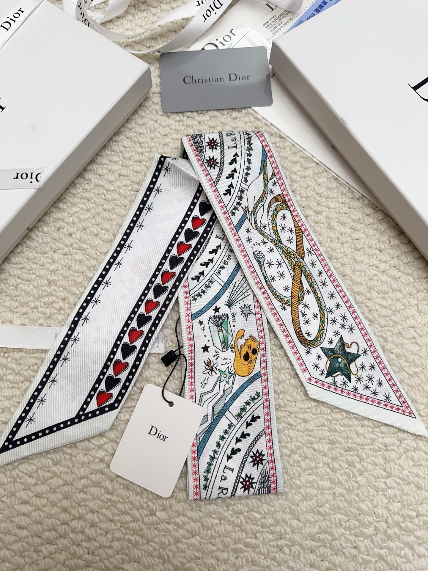 DIOR 26S SCARF 86CM IN SILK 311739