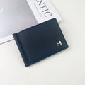 HM SILK’IN DOLLAR WALLET 11 BLACK GRAINED CALFSKIN