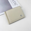 HM SILK’IN DOLLAR WALLET 11 WHITE GRAINED CALFSKIN