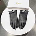 TOUCHSCREEN GLOVES IN BLACK LAMBSKIN AND FLEECE LINING 218806