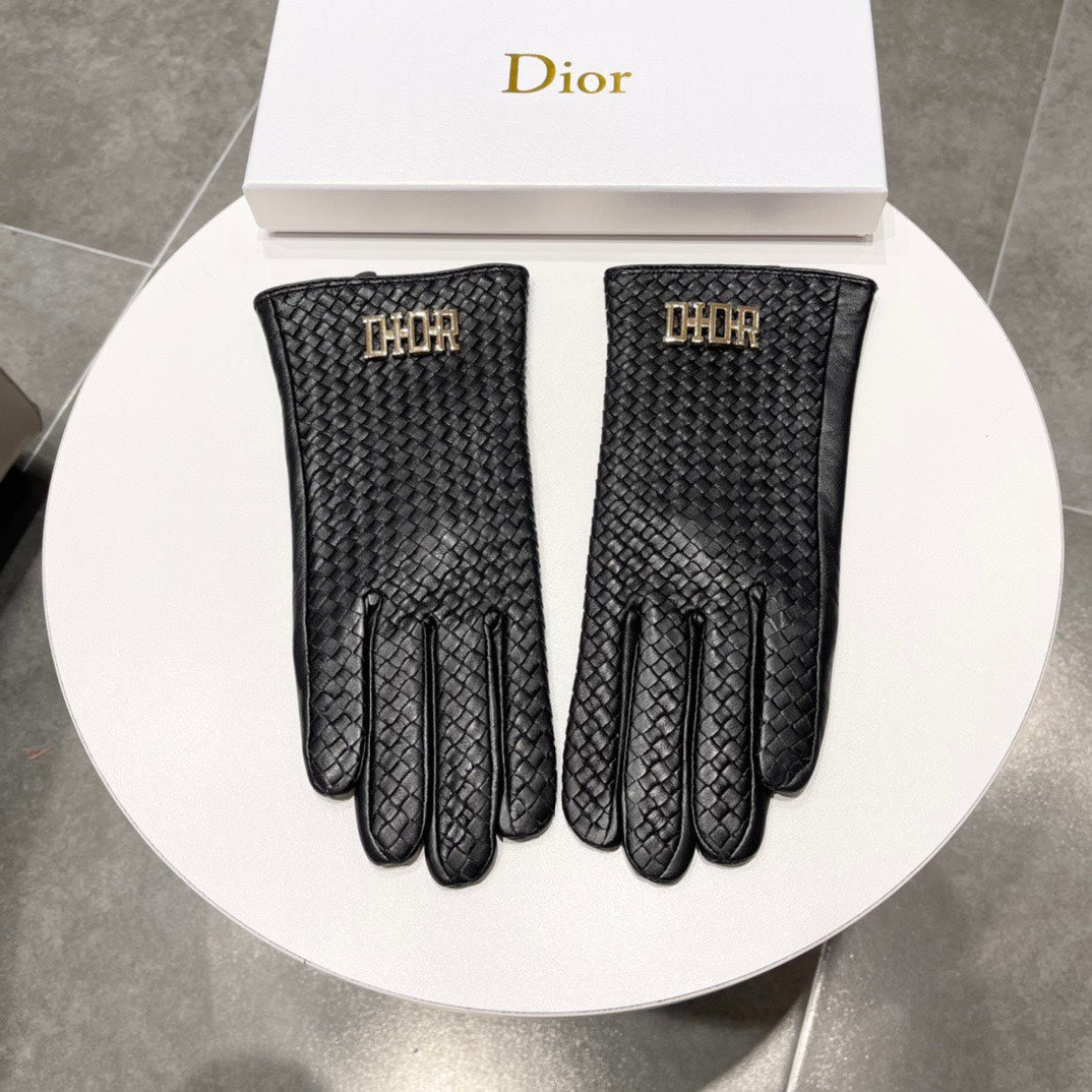 TOUCHSCREEN GLOVES IN BLACK LAMBSKIN 119030