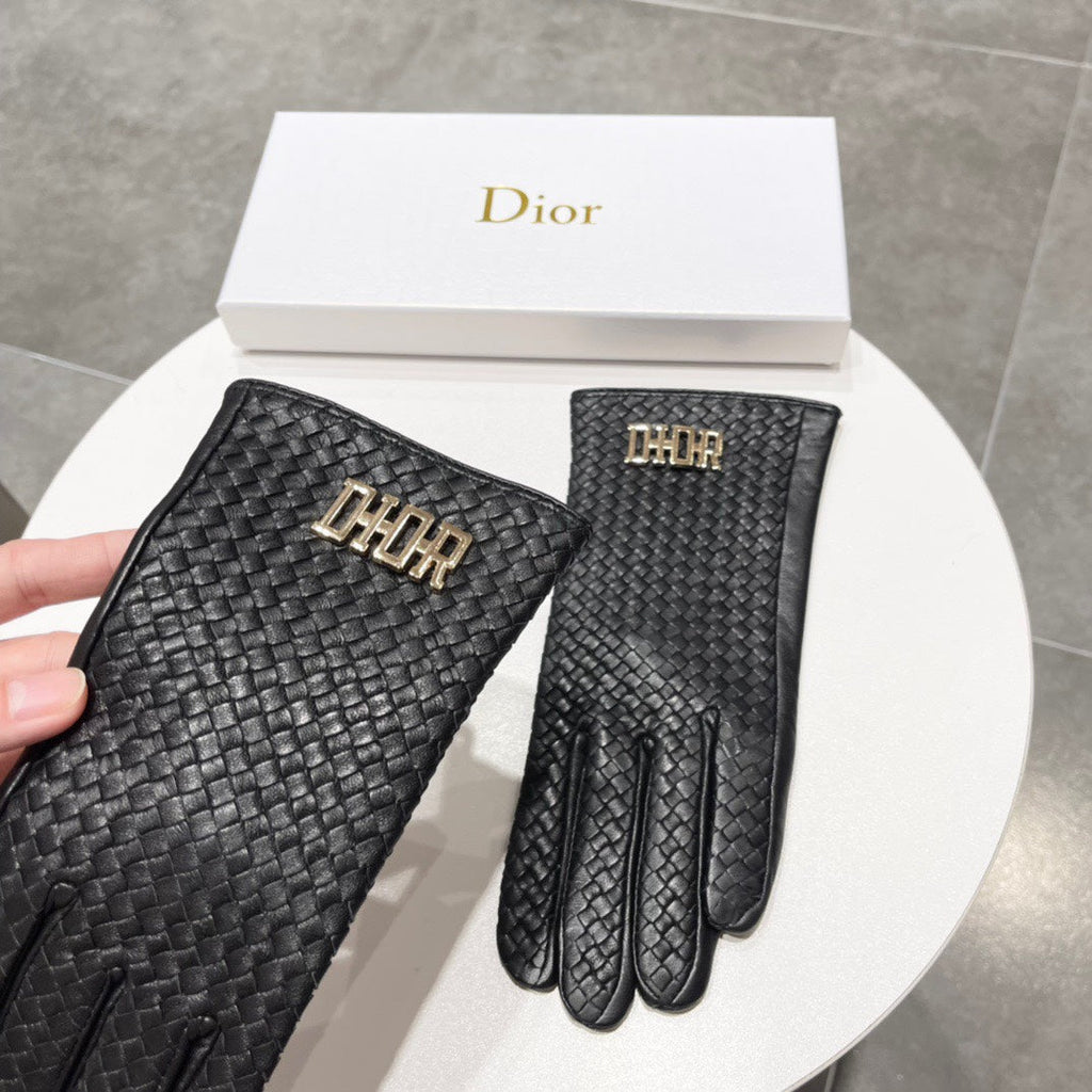 TOUCHSCREEN GLOVES IN BLACK LAMBSKIN 119030