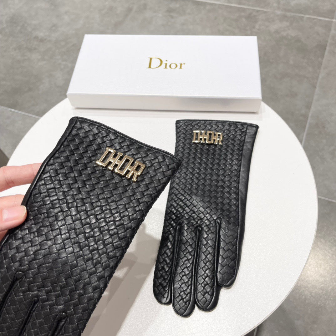 TOUCHSCREEN GLOVES IN BLACK LAMBSKIN 119030
