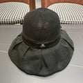 CELINE 26S MESH CROWN RUFFLE-BRIM SUN HAT STYLE 134