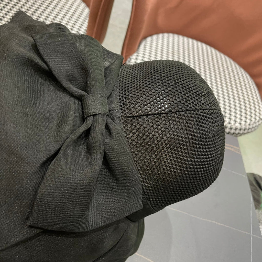 CELINE 26S MESH CROWN RUFFLE-BRIM SUN HAT STYLE 134