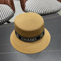 CHANEL 26S BOATER STRAW HAT 337949