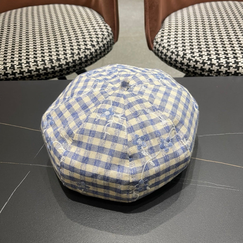 BALENCIAGA 26S PLAID BERET STYLE 6