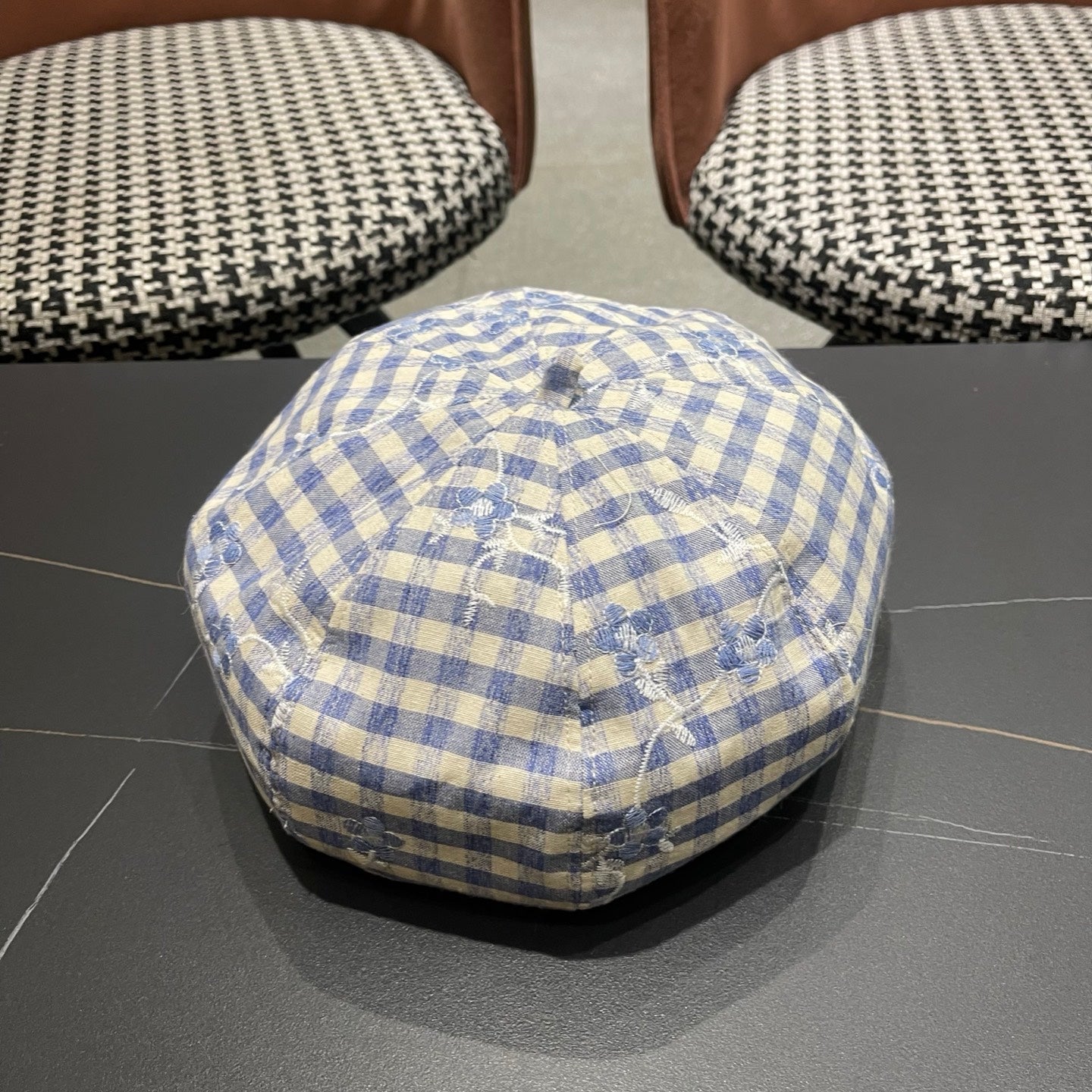 BALENCIAGA 26S PLAID BERET STYLE 6