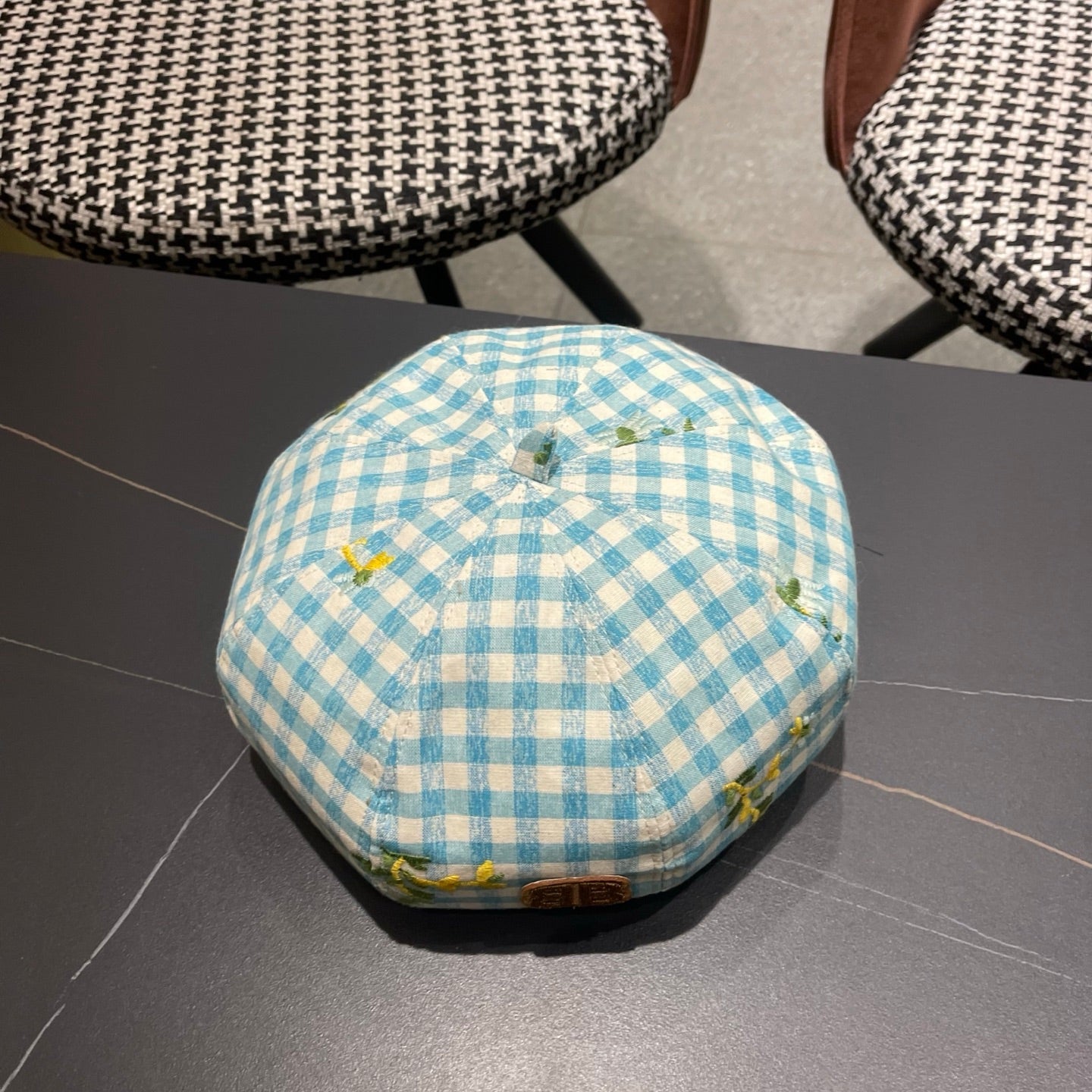 BALENCIAGA 26S PLAID BERET STYLE 7