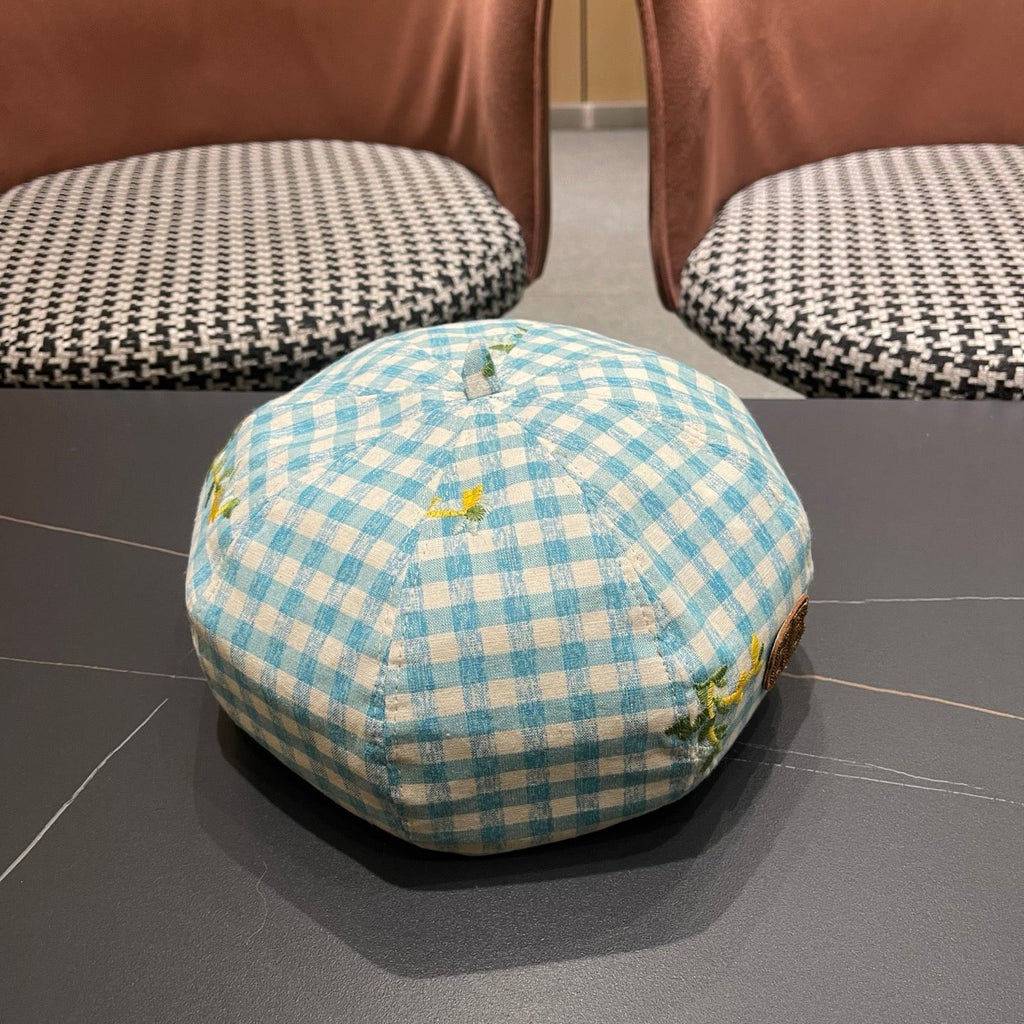 BALENCIAGA 26S PLAID BERET STYLE 7