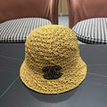CHANEL 26S RAFFIA BUCKET HAT 335789