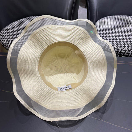 LOEWE 26S WIDE BRIM STRAW SUN HAT STYLE 050