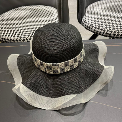 LOEWE 26S WIDE BRIM STRAW SUN HAT STYLE 051