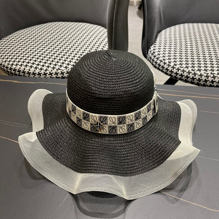 LOEWE 26S WIDE BRIM STRAW SUN HAT STYLE 051