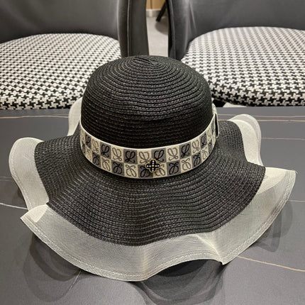 LOEWE 26S WIDE BRIM STRAW SUN HAT STYLE 051