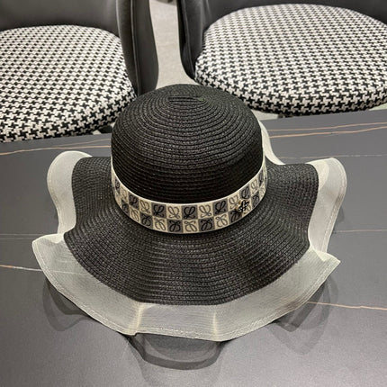LOEWE 26S WIDE BRIM STRAW SUN HAT STYLE 051
