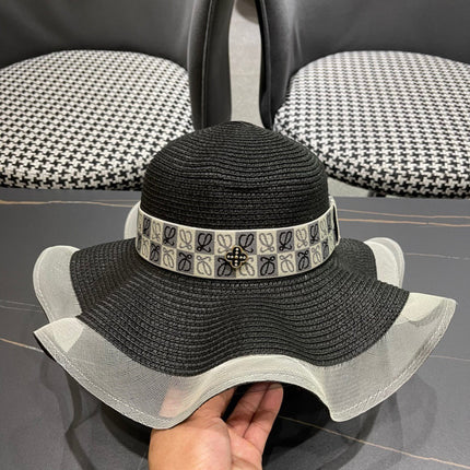 LOEWE 26S WIDE BRIM STRAW SUN HAT STYLE 051
