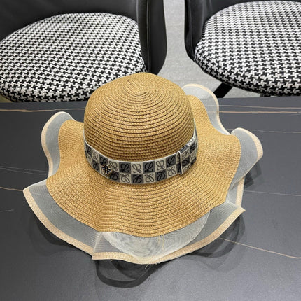 LOEWE 26S WIDE BRIM STRAW SUN HAT STYLE 052