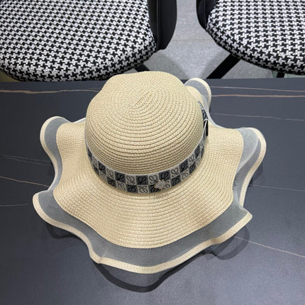 LOEWE 26S WIDE BRIM STRAW SUN HAT STYLE 053