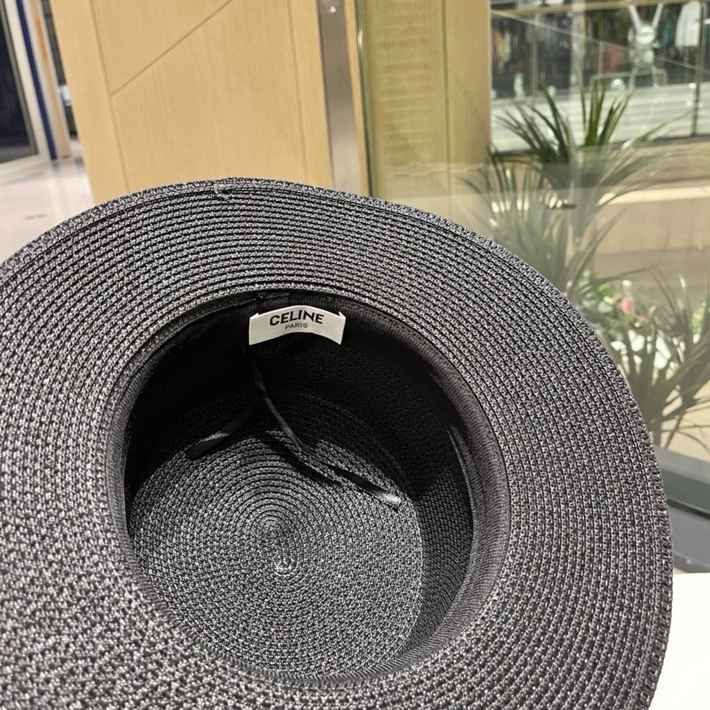 CELINE 26S STRAW BOATER HAT STYLE 141