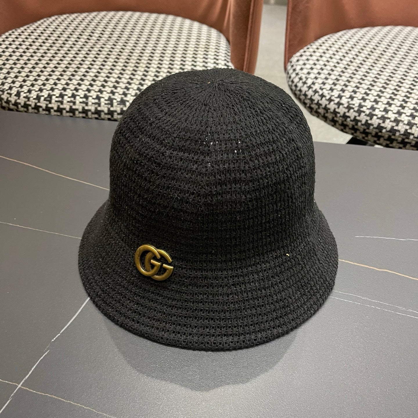 GUCCI 26S CROCHET BUCKET HAT STYLE 58