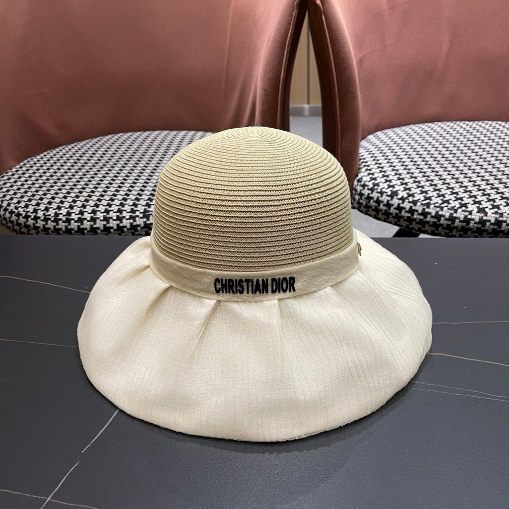 DIOR 26S SILK-BRIM HAT STYLE 73