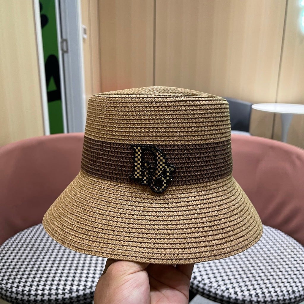 DIOR 26S SHORT BRIM STRAW HAT STYLE 78