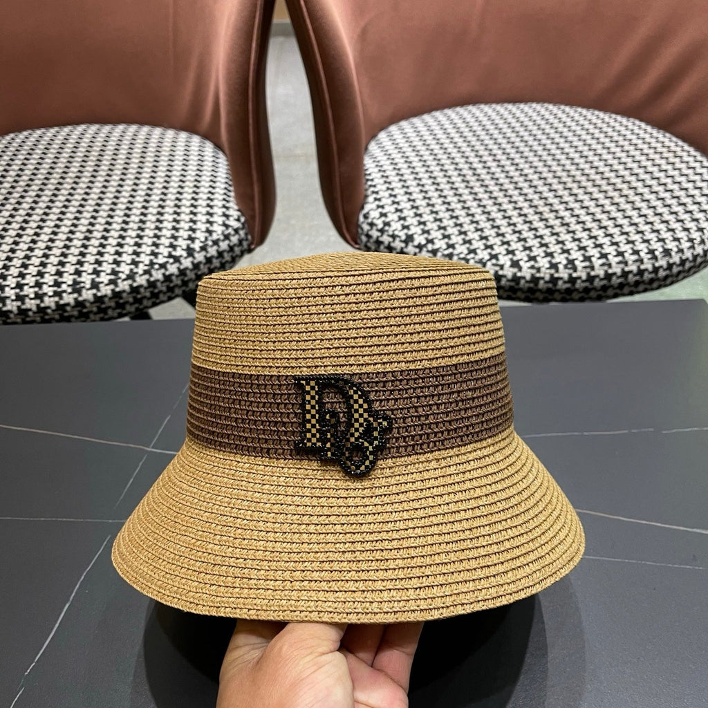 DIOR 26S SHORT BRIM STRAW HAT STYLE 78