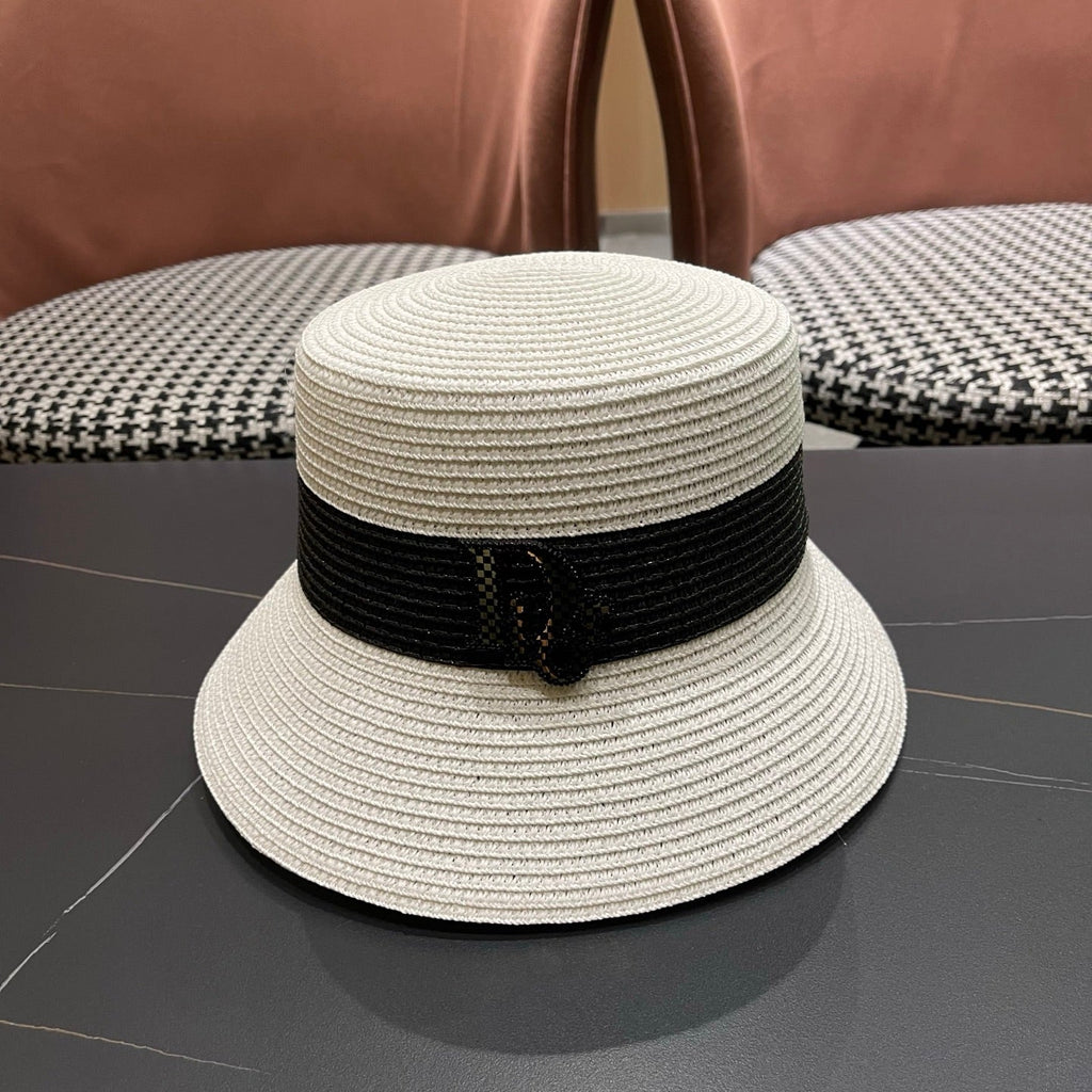 DIOR 26S SHORT BRIM STRAW HAT STYLE 77