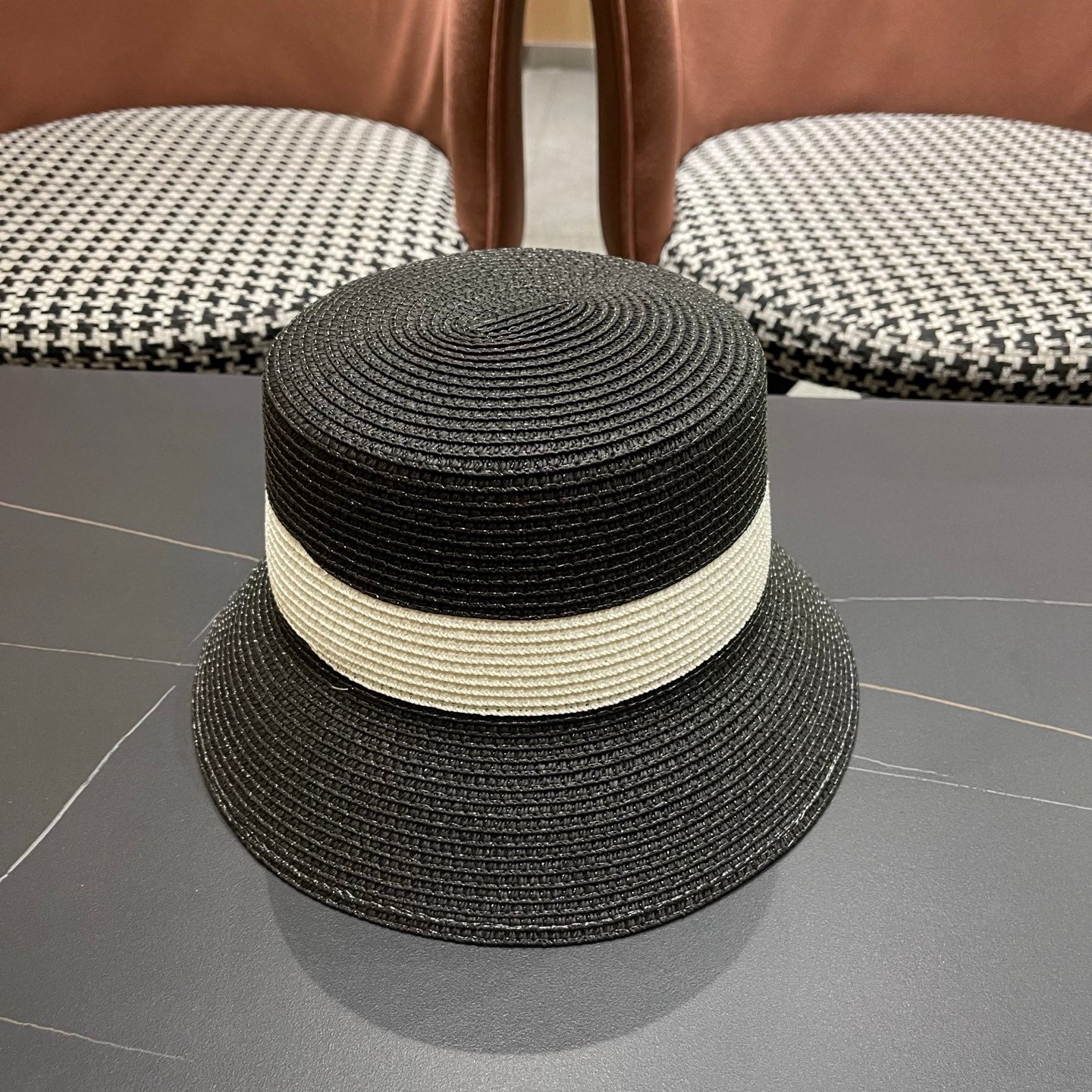 DIOR 26S SHORT BRIM STRAW HAT STYLE 76