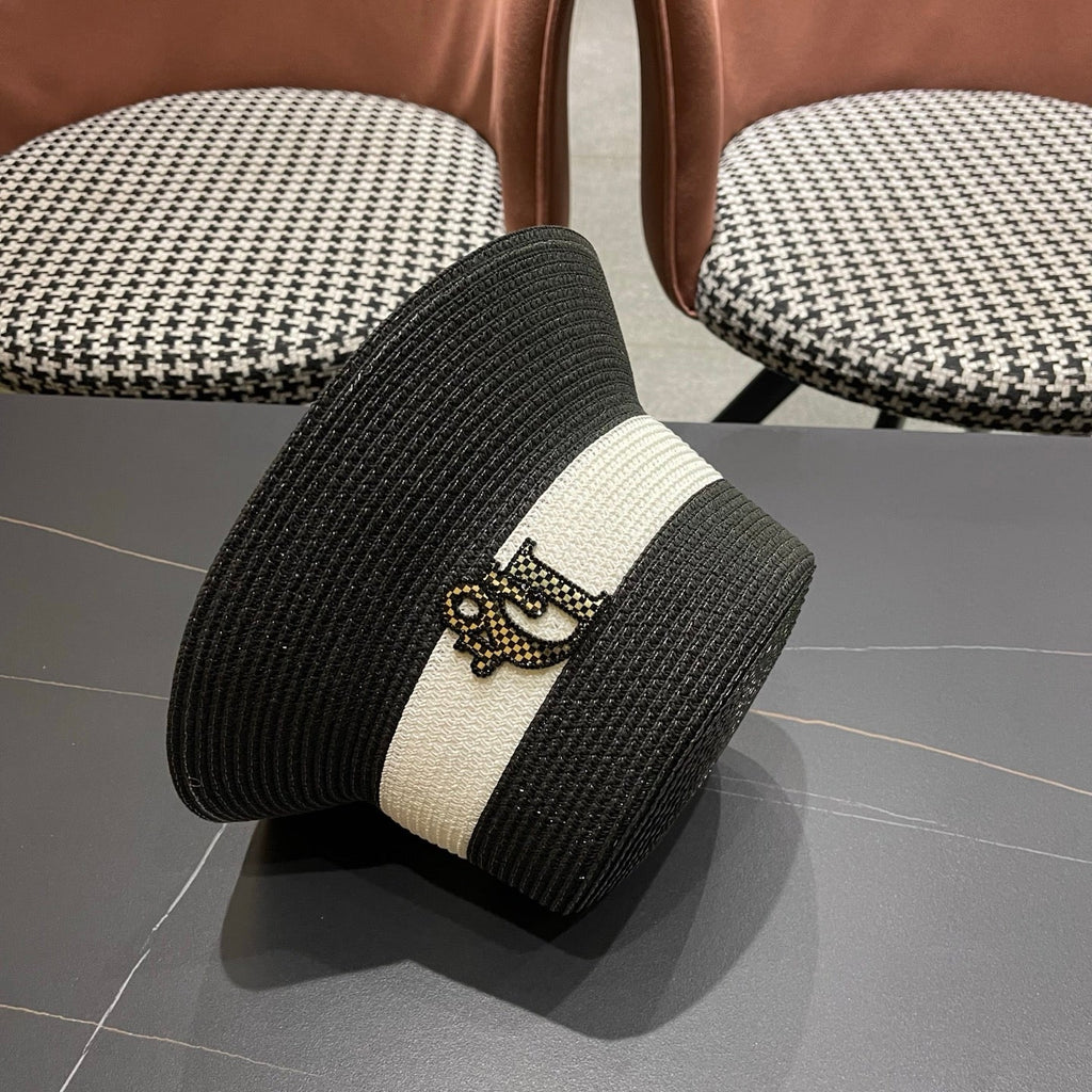 DIOR 26S SHORT BRIM STRAW HAT STYLE 76