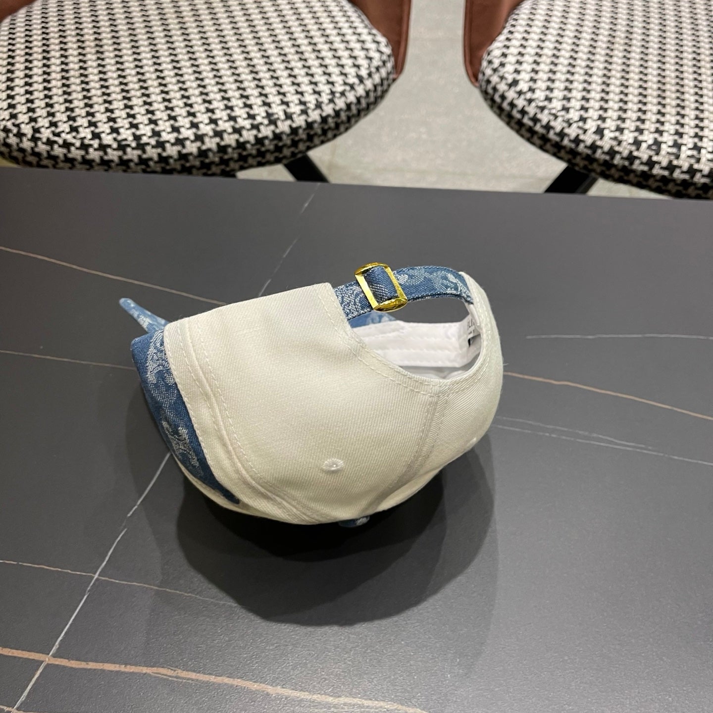 CELINE 26S COLOR-BLOCK BASEBALL CAP STYLE 65