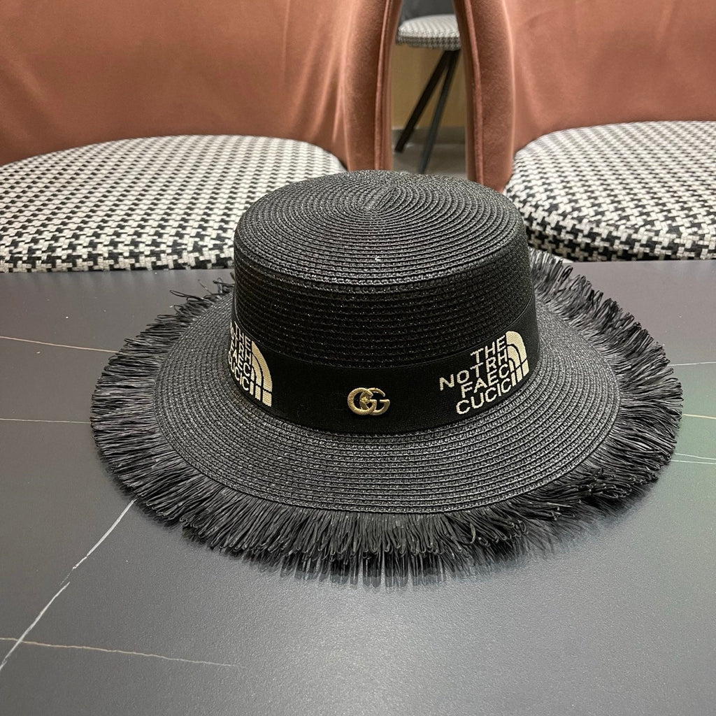 GUCCI 26S WIDE-BRIMMED STRAW HAT STYLE 69