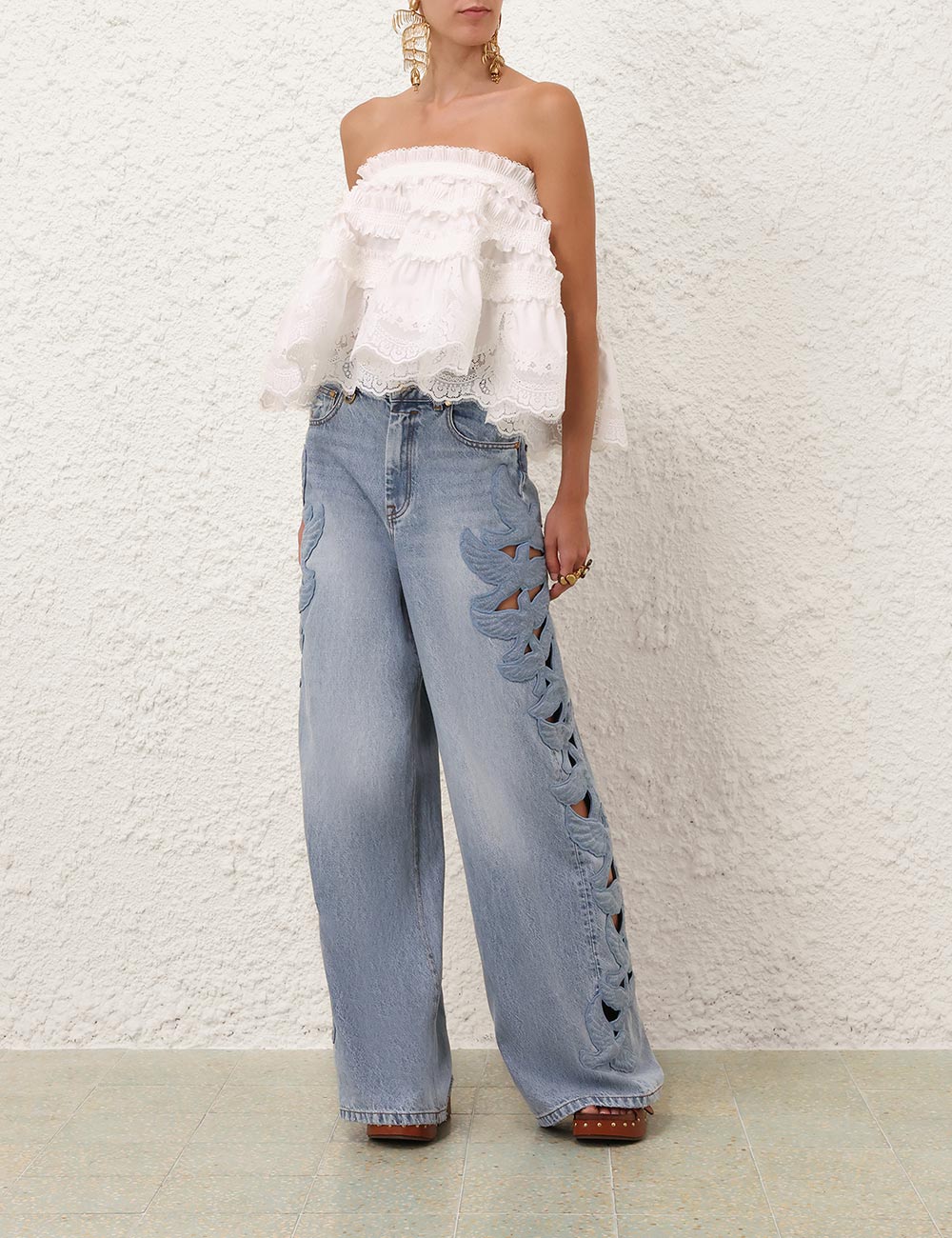 ZIMMERMANN 26S SPAGHETTI STRAP TOP STYLE 114