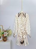 ZIMMERMANN 26S POLKA DOT PLEATED MIDI DRESS STYLE 72