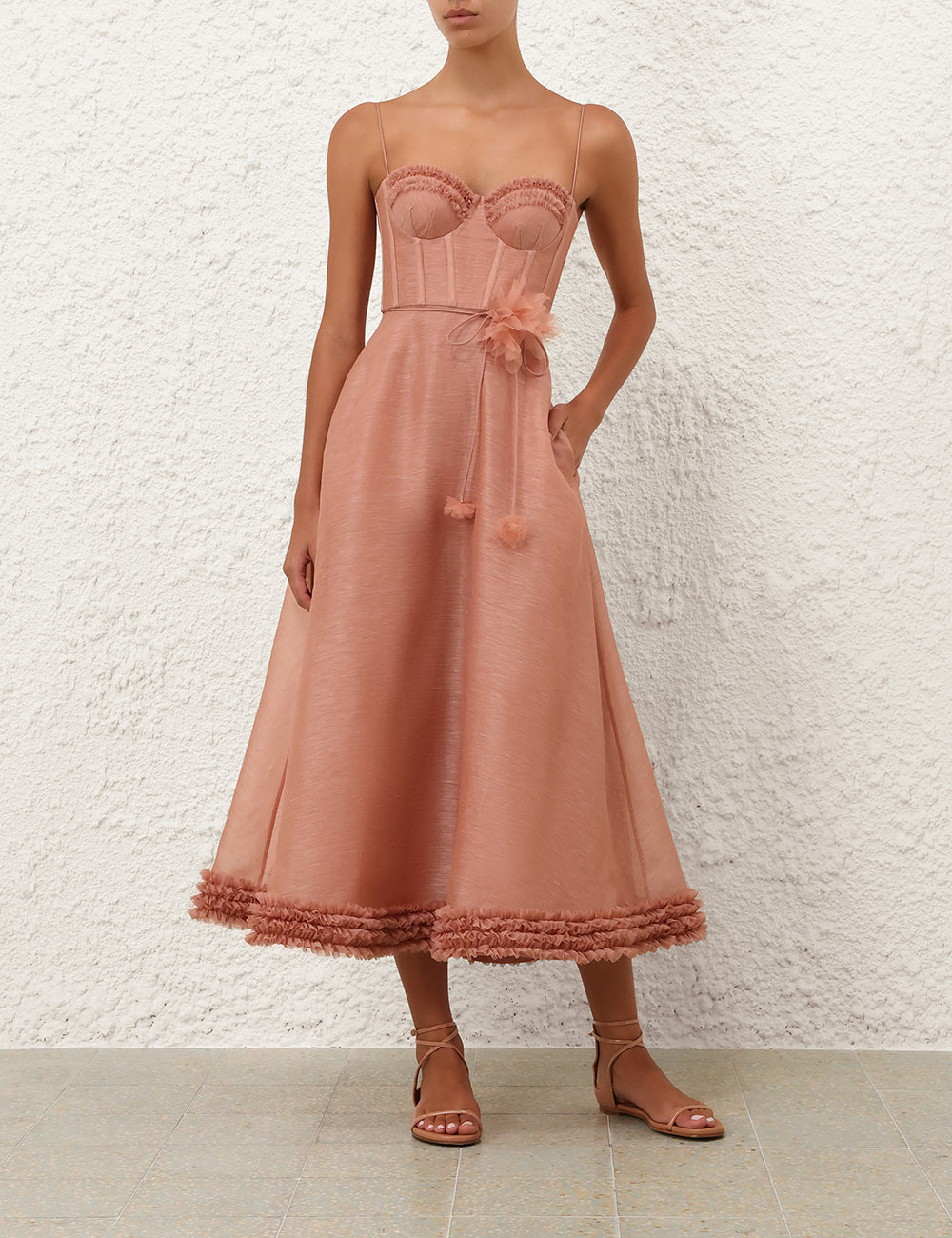 ZIMMERMANN 26S MIDI DRESS 310424