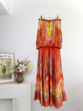 ZIMMERMANN 26S TIE DYE HALTER MAXI DRESS STYLE 249