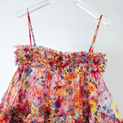 ZIMMERMANN 26S RUFFLED TIERED MAXI DRESS 301