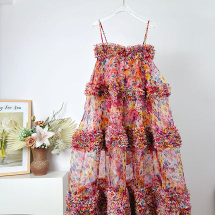 ZIMMERMANN 26S RUFFLED TIERED MAXI DRESS 301