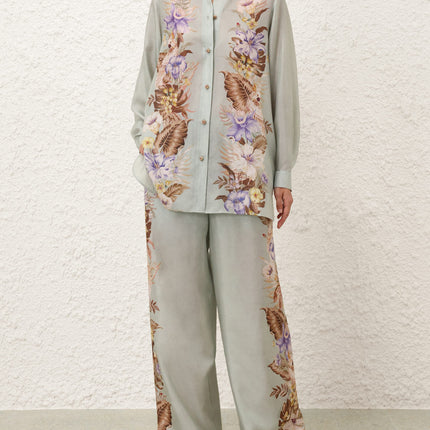 ZIMMERMANN 26S BLOUSE AND WIDE-LEG PANTS SET 248