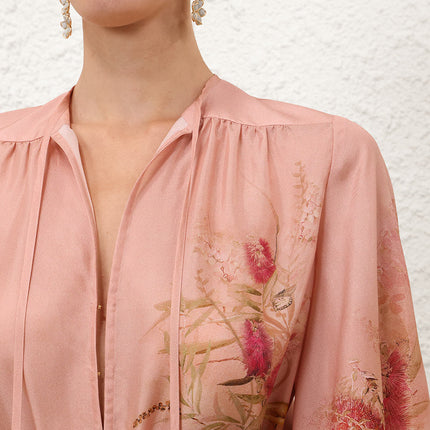 ZIMMERMANN 26S BLOUSE AND WIDE-LEG PANTS SET 247