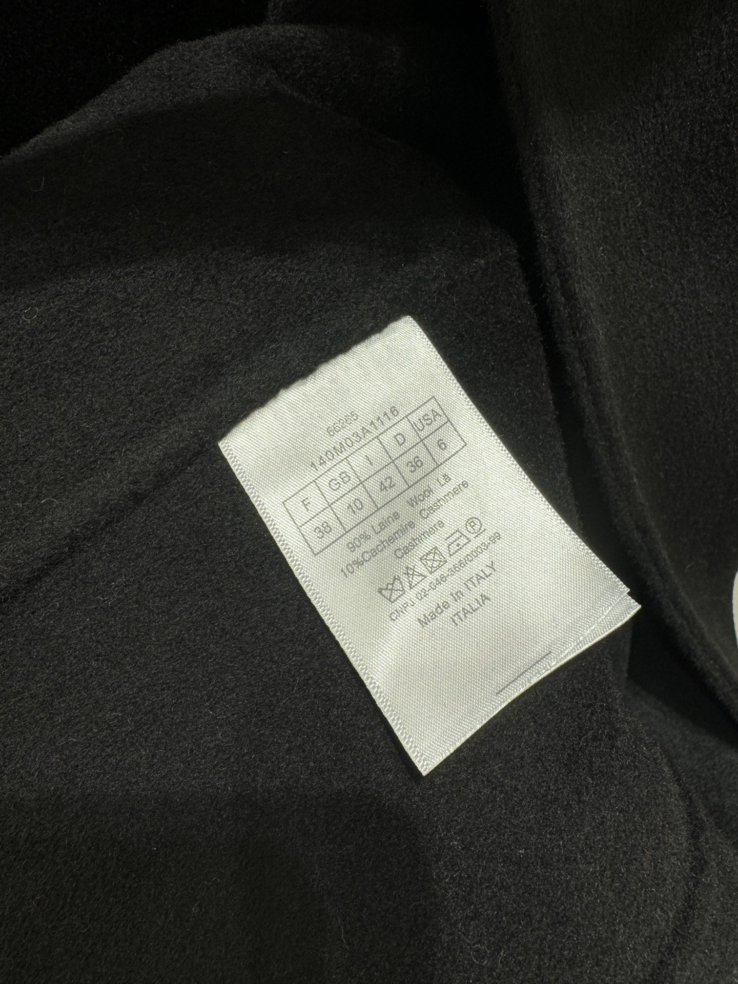 DIOR 25S CASHMERE COAT STYLE 279