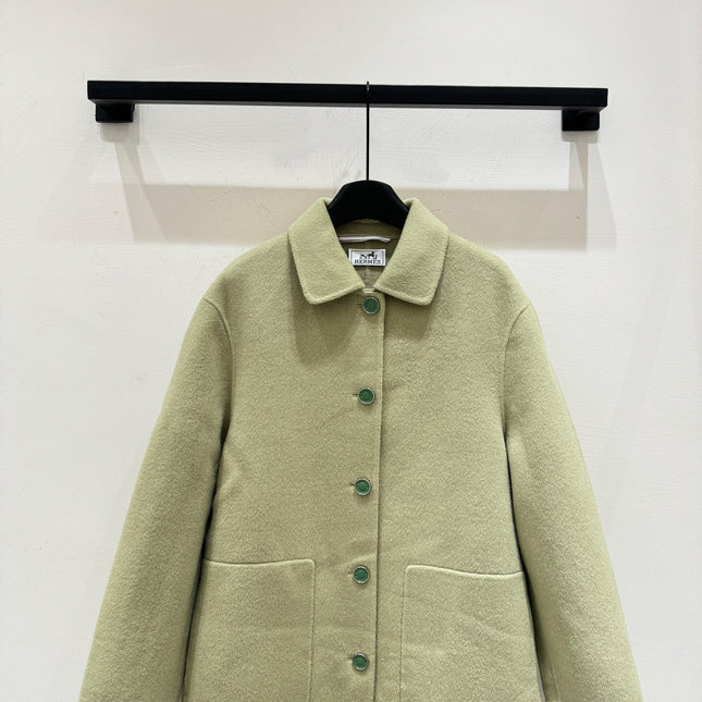 HERMES 25S LONG CASHMERE COAT 171