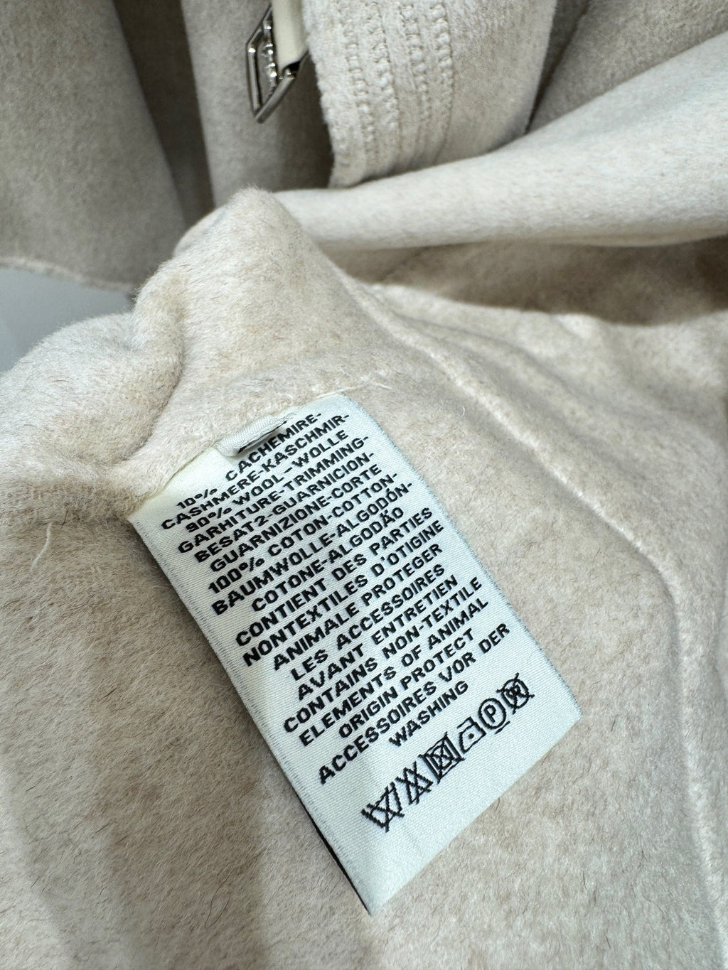 HERMES 25S LONG CASHMERE COAT 156