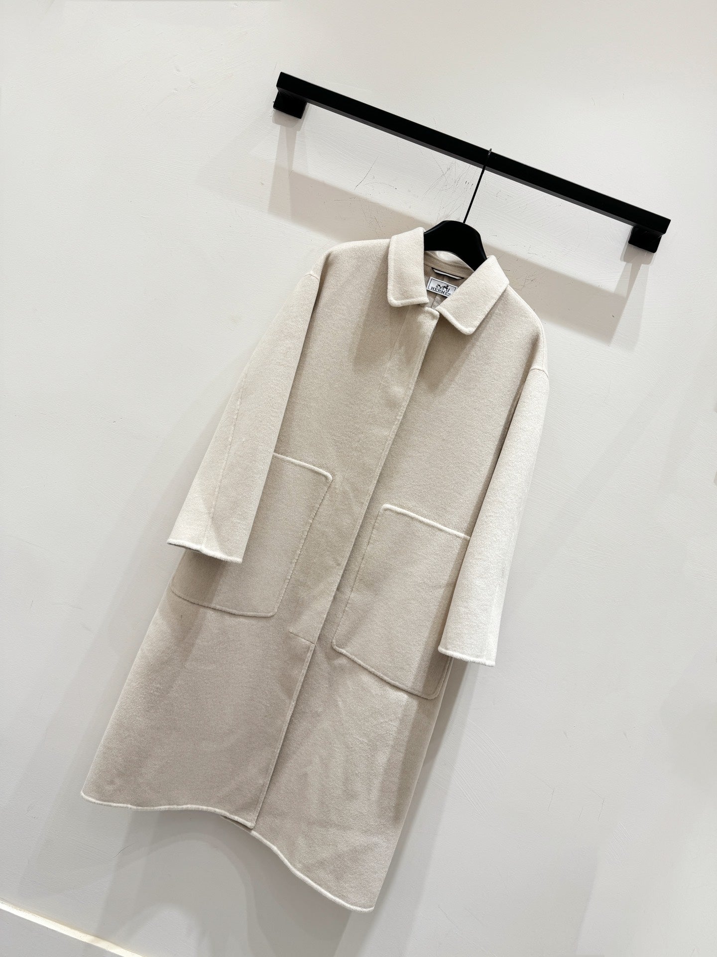 HERMES 25S LONG CASHMERE COAT 154