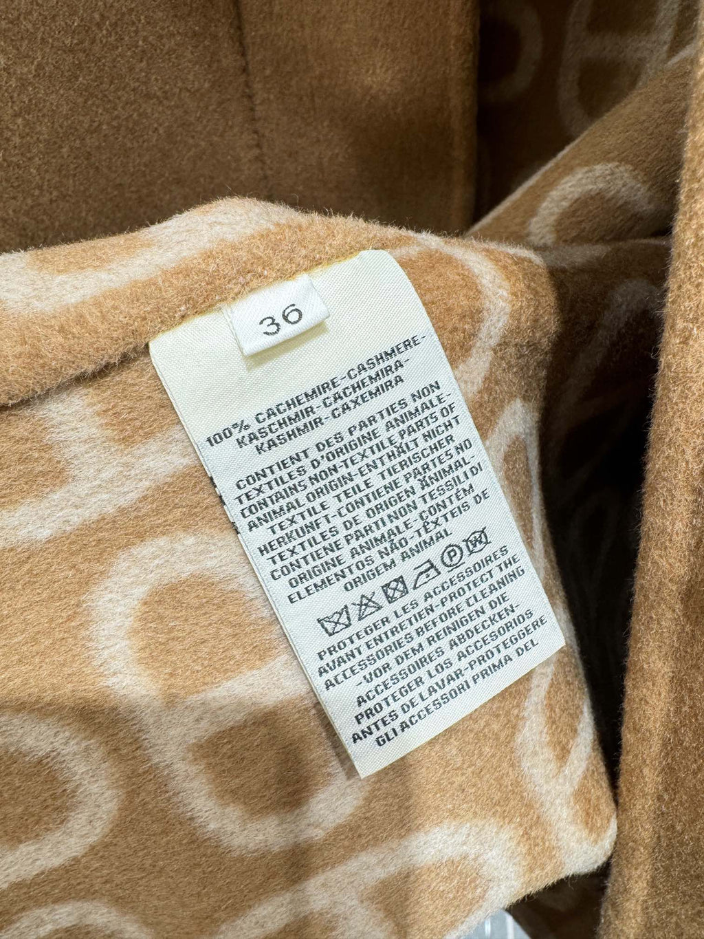 HERMES 25S LONG CASHMERE COAT 154