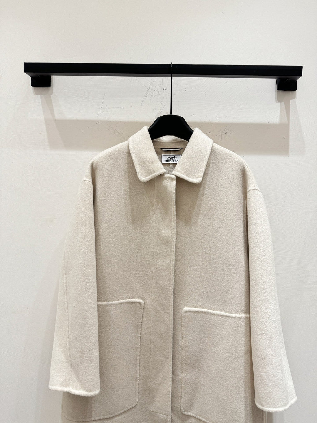 HERMES 25S LONG CASHMERE COAT 154