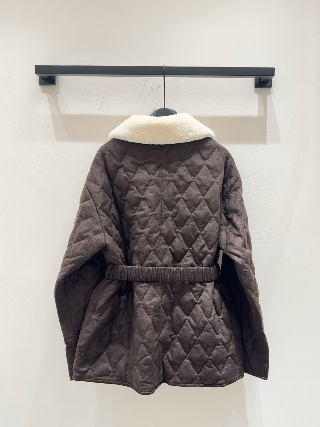PRADA 25S WOOL SHEEPSKIN COAT 244