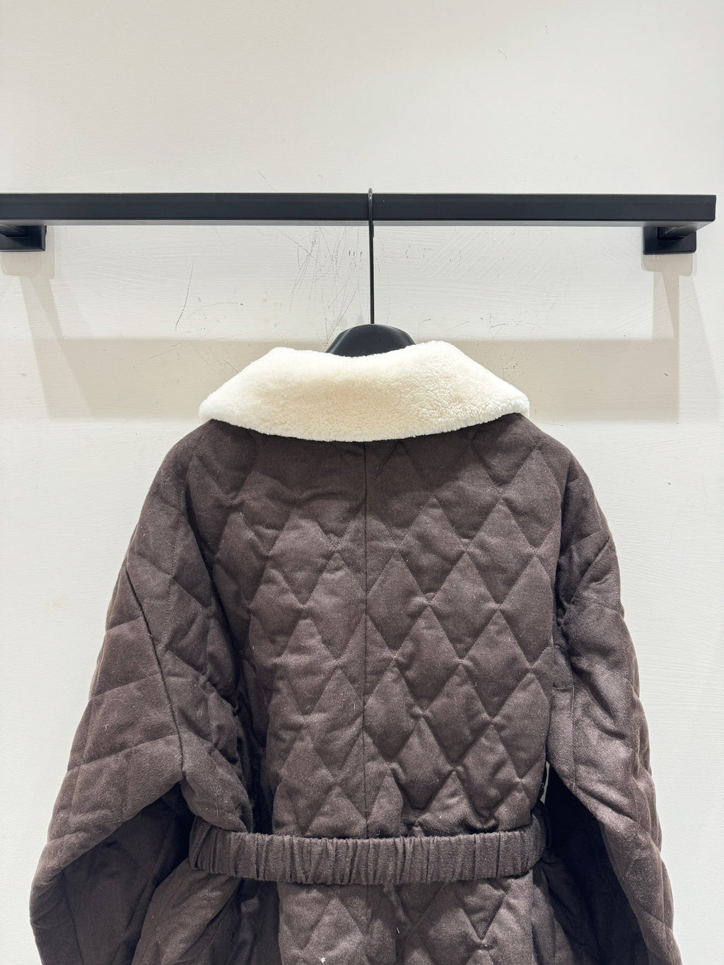 PRADA 25S WOOL SHEEPSKIN COAT 244